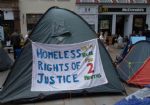 Manchester Homeless Camp in St Ann's Square